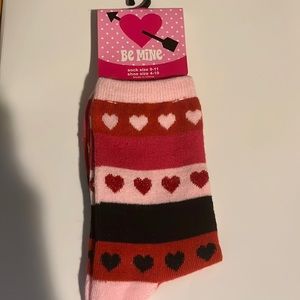 Valentine’s heart socks